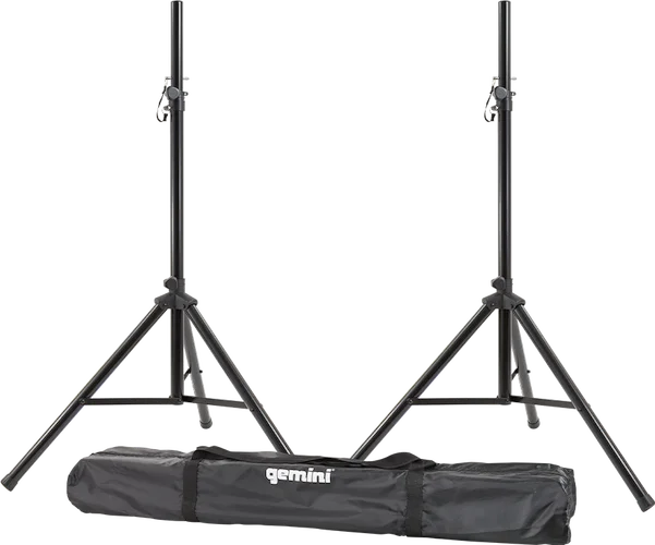 ST-PACK: 2 TRIPOD SPEAKER STANDS WITH CARRY BAG