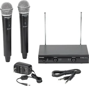 Stage 200 - Group B - Dual-Channel Handheld VHF Wireless System
2 Q6 Dynamic Mics