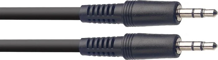 Stereo Audio cable, mini jack/mini jack (m/m), 1 m (3')