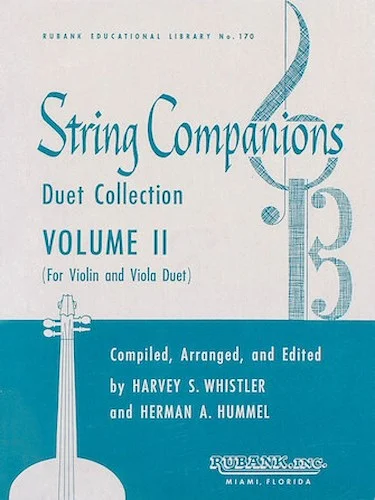String Companions, Volume 2 - Violin and Viola Duet Collection