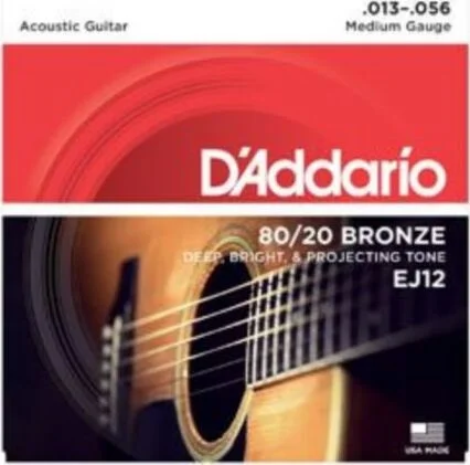 String, D'Add 80/20 Brz Med Acoustic