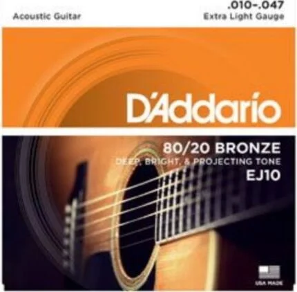 String, D'Add 80/20 Brz XLite Acoustic