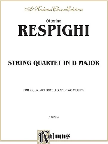 String Quartet in D Major (1907)