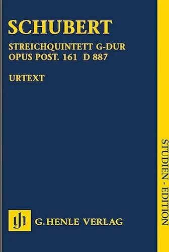 String Quartet in G Major, Op. post. 161 D 887 (Streichquartett G-Dur)