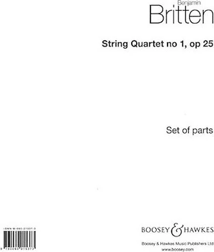 String Quartet No. 1, Op. 25 - in D Major