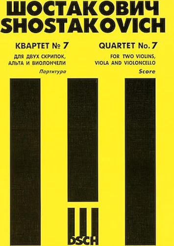 String Quartet No. 7, Op. 108 - Score