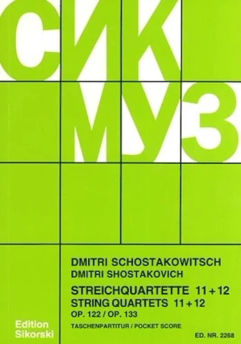 String Quartets, Nos. 11-12 Image