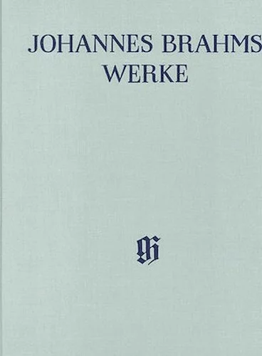 String Quartets Op. 51 and 67 - Brahms Complete Edition, Series II, Volume 3
Clothbound