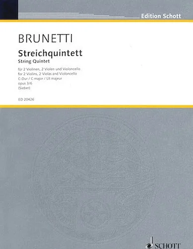 String Quintet Op. 3 No. 6 in C Major