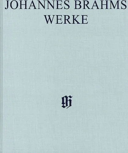 String Sextets, Arrangements for Piano 4-hands - Complete Edition with critical report, Series IIA, Volume 1