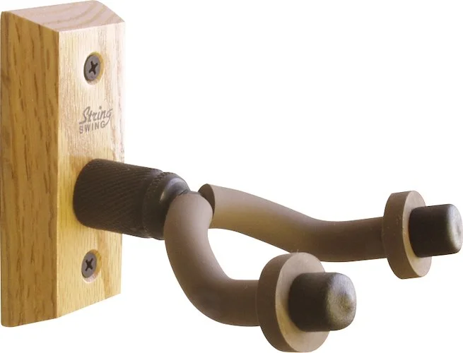 String Swing Hardwood Home and Studio Guitar Hanger Oak