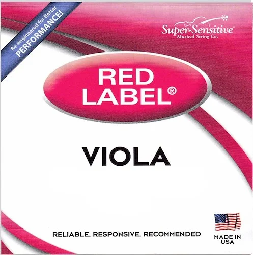 String, Viola D 13" Jr 1/2 Ss
