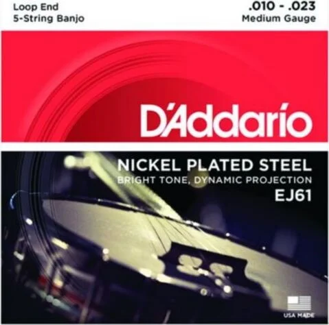 Strings, Banjo 5-string Med