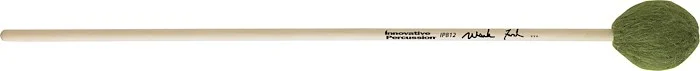 Strong Legato Medium Soft Marimba Mallets - Green Yarn - Birch - Mark Ford Series Concert Keyboard Mallets