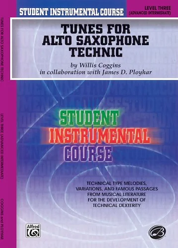 Student Instrumental Course: Tunes for Alto Saxophone Technic, Level III