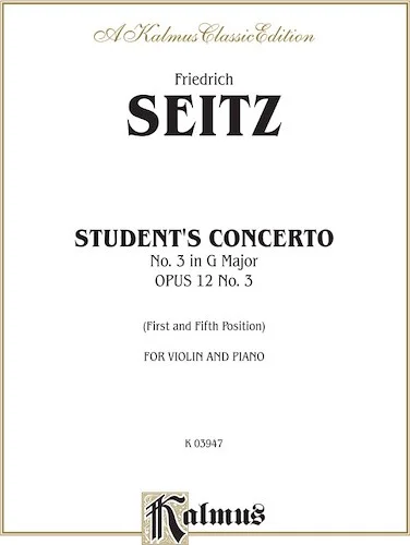 Student's Concerto No. III in G Minor, Opus 12