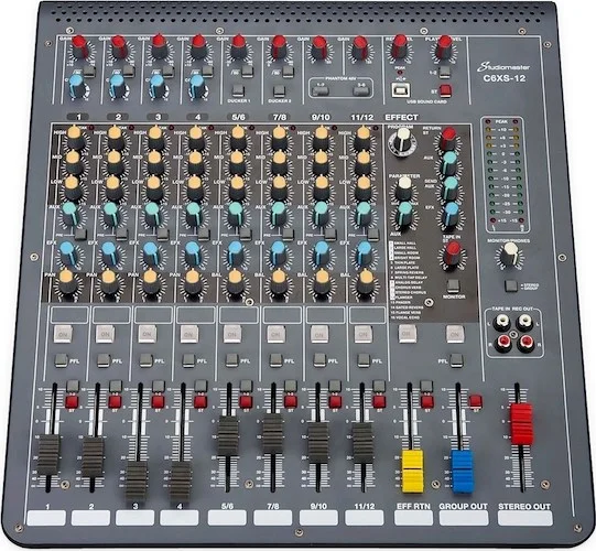 StudioMaster C6XS-1212 Channel Mixer with DSP/USB