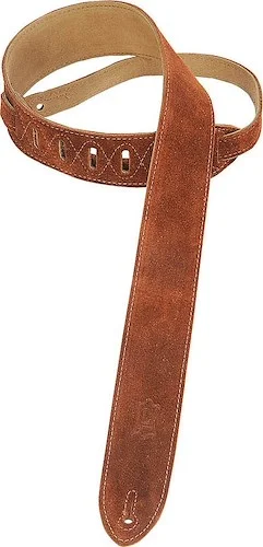 Suede Guitar Strap - Brown - Classics Series - Model MS12