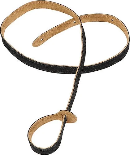 Suede Mandolin Strap - Black - Folk Instruments Series - Model MS19