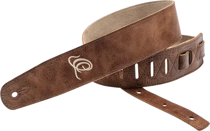 Suede Series 2 3/8" Wide Guitar - Instrument Suede Leather Strap