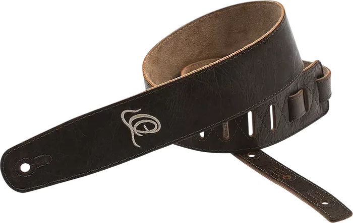 Suede Series 2 3/8" Wide Guitar - Instrument Suede Leather Strap