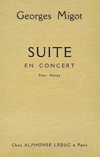 Suite en Concert: for Harp and Orchestra