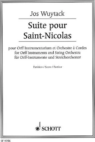 Suite For Saint Nicolas Score - Orff Instruments And String Orchestra
