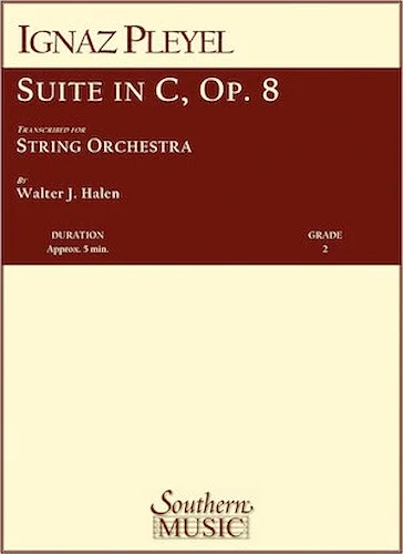 Suite in C, Op 8 - Set C