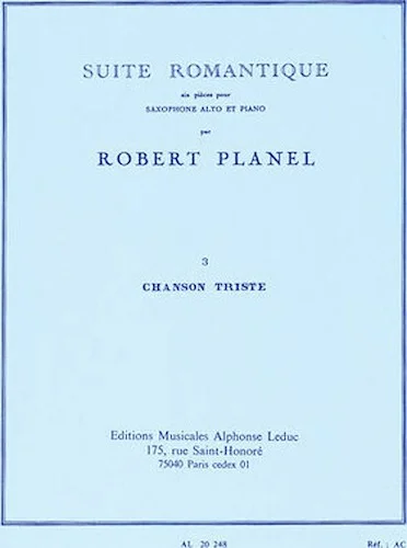Suite Romantique - 3. Chanson Triste