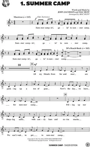 Summer Camp - A Musical Caper About Finding a Place to Belong!