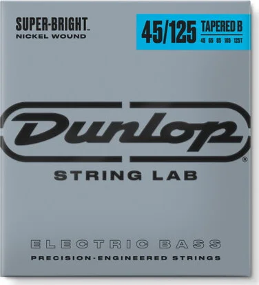 SUPER BRIGHT NICKEL WOUND TAPERED BASS STRINGS 45-125 | 5-STRING
