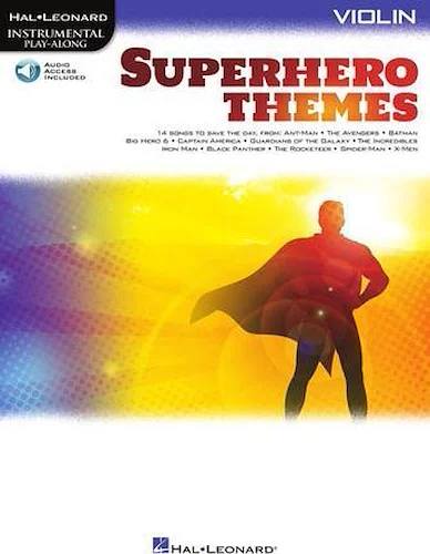 Superhero Themes Instrumental Play-Along for Violin