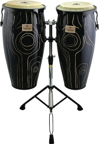Supremo Select Cyclone Series Congas - 10 inch. & 11 inch. Congas with Double Stand