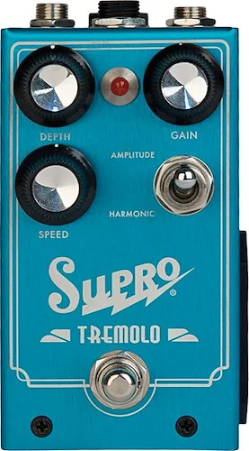 Supro Tremolo pedal           amplitude & harmonic trem