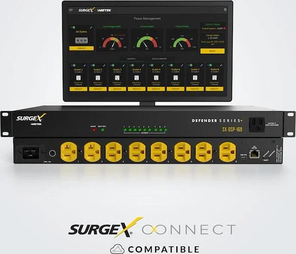 SurgeXSX-DSP-169IP Connected Multi-Stage Surge