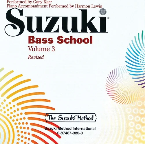 Suzuki Bass School, Volume 3: International Edition