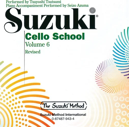 Suzuki Cello School, Volume 6: International Edition