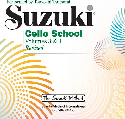Suzuki Cello School, Volumes 3 & 4: International Edition