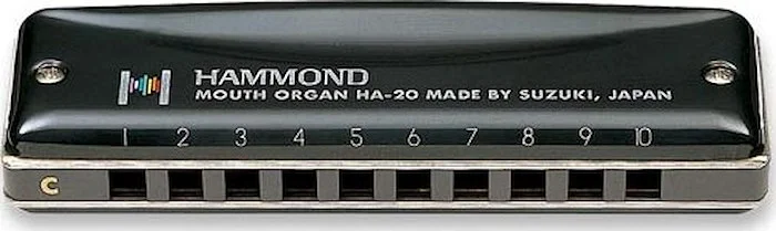Suzuki HA-20-D Hammond Promaster Harmonica Key of D