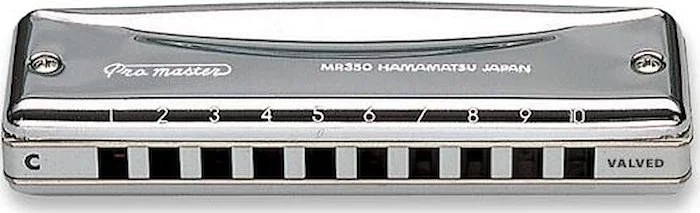 Suzuki MR-350V-BB Valved Promaster Harmonica Key of Bb