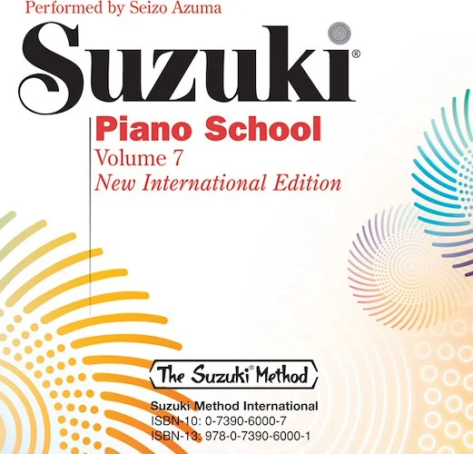 Suzuki Piano School New International Edition CD, Volume 7