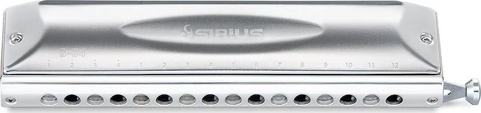 Suzuki S-64C Sirius 16 Hole Chromatic Cross Harmonica Image