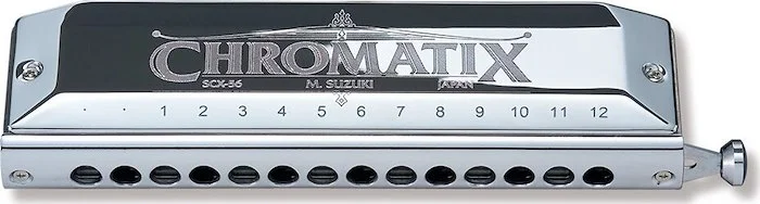 Suzuki SCX-56-C Deluxe Chromatic Harmonica. C