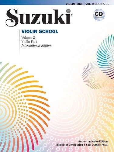 Suzuki Violin School, Volume 2 (Asian Edition)<br>Asian Edition
