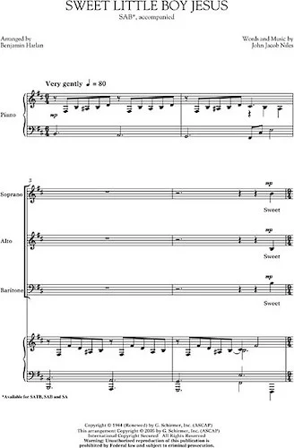 Sweet Little Boy Jesus