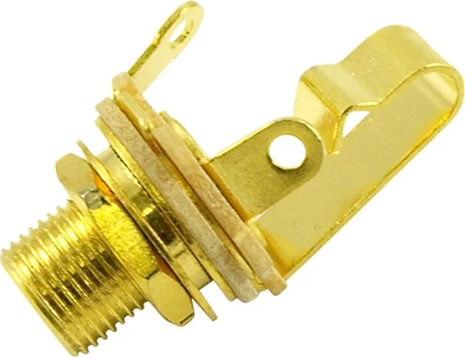 Switchcraft 2 Conductor Open Circuit Mono 1/4in. Output Jack #L11 Long Bushing Gold Pack Of 100