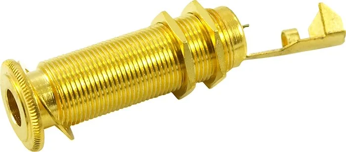Switchcraft And WD Custom 2 Conductor Thick Panel Mono 1/4in. Endpin Jack With Cable Clamp Modified