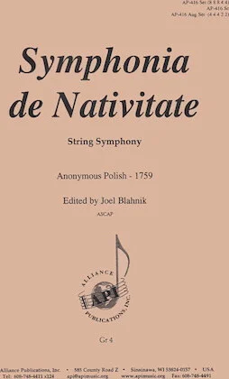 Symphonia De Nativitate, 1759 - Set