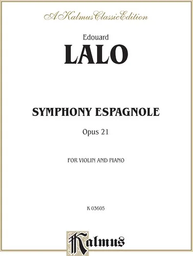 Symphony Espagnole, Opus 21