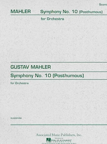 Symphony No. 10 - (Two-Movement Version)